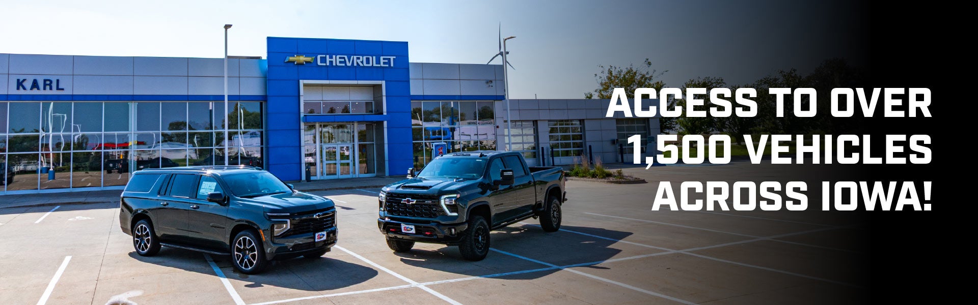 Access to over 1,500 vehicles across Iowa | Karl Chevrolet of Stuart in Stuart IA